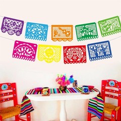 Mexican Party Banners 6Pack 108 Feet 12 Patterns Cino de Mayo Fiesta Party Decor