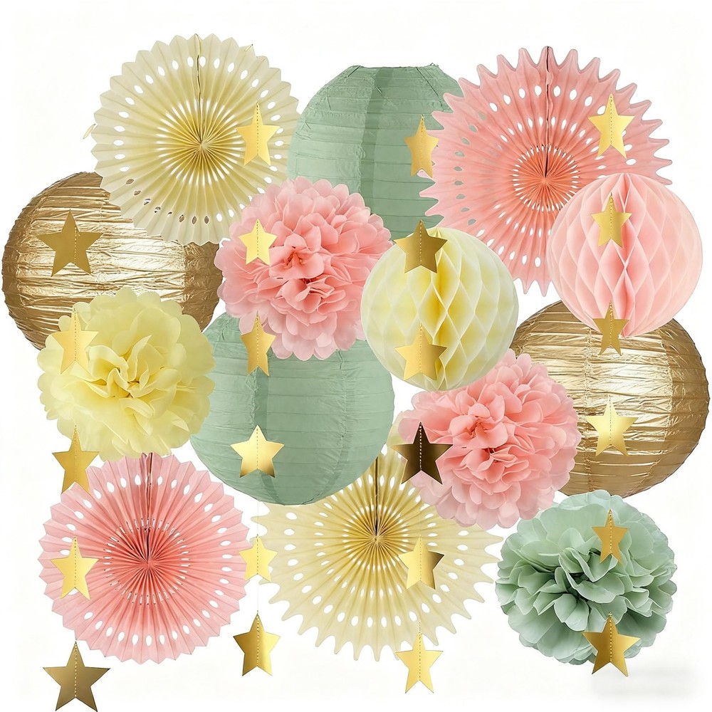Fiesta Party Decorations Featuring Lanterns,Bridal Shower Decorations, Birthd…
