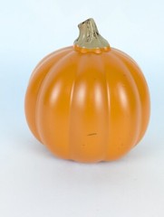 LED Light-Up Orange Halloween 5″ Mini Pumpkin Jack O Lantern Table Decor Lamp