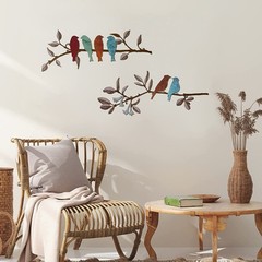 Striking Metal Birds Wall Decoration Brings a Sense of Nature into Your Home