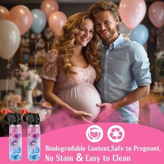 Gender Reveal Fire Extinguisher 2 Packs, Gender Reveal Smoker Bomb, Baby Girl Re
