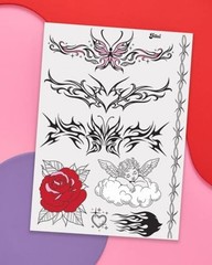 Realistic Temporary Tattoos – 28 Styles – Fake Tat, Bachelorette Favors
