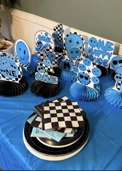 ONE Happy Dude Decor, Blue – See Description