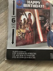 Star Wars The Force Awakens WALL POSTER Decoration Kit Scene Setter Birthday