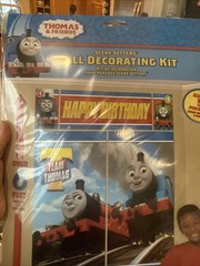 Thomas & Friends Giant Scene Setter Wall Decorating Kit Giant 5 Piece Set Party