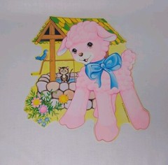 Vintage 1977 Beistle Co. Baby Shower Decor Paper Decorations Lot Of 4