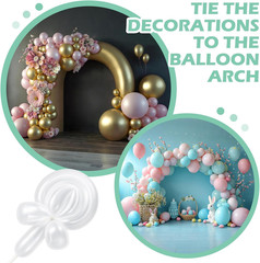 5 Pack Large Balloon Arch Clips Plastic Transparent Backdrop Spring Clamps 3.5 I