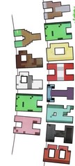 40 Pcs Minecraft Party Decorations Birthday Supplies