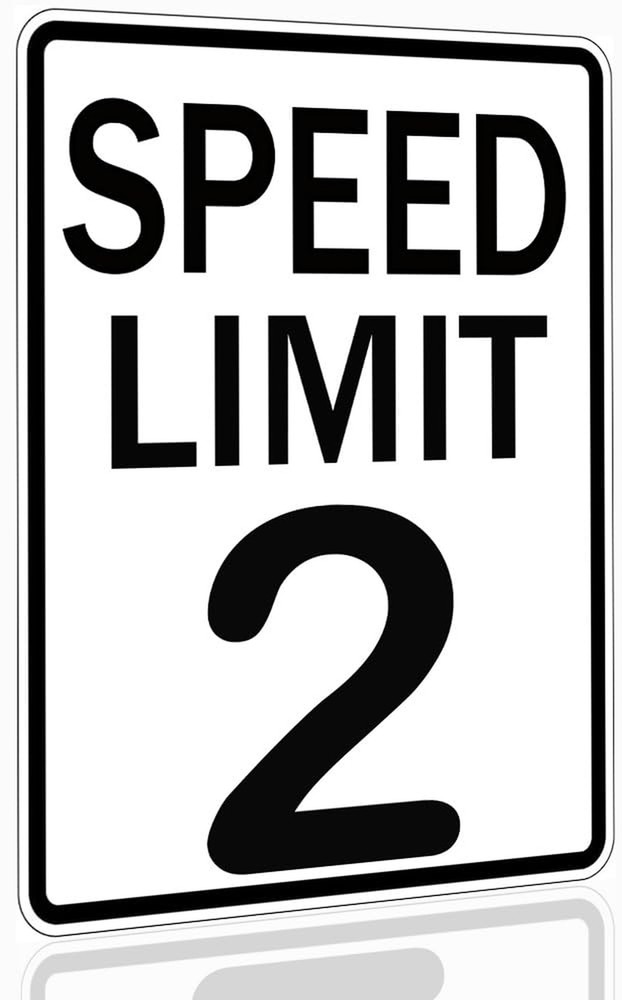 Speed Limit 2 Sign Two Fast Birthday Decor 2 Fast Birthday Decorations Funny …