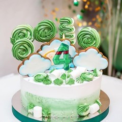 Turtle Shell Birthday Candle, Cartoon Themed Cupcake M, Multicolor