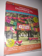 Cinco De Mayo Mexican Theme Giant Outdoor Fiesta Decorating Kit Banner Party NEW