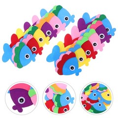 12Pcs Fish Shape Ornaments Multi Color Ocean Decor Ideal for Classroom and Store
