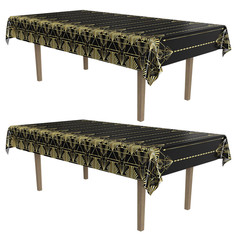 Beistle 2-Count 1920S Tablecover Art Deco Decor Table Decorations For Party
