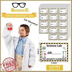 HKSZEH 210 Pcs Science Themed Props