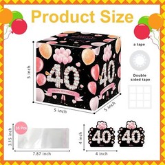 40Th Birthday Surprise Gift Box, 40Th Birthday Gifts for Women, Happy Birthday M