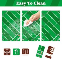 Football Party Tablecloths – 2 Pack Disposable Plastic for Themed Celebrations