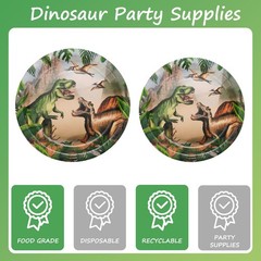 397 PCS Dinosaur Birthday Decorations – Dino Theme Birthday Party Supplies Se…