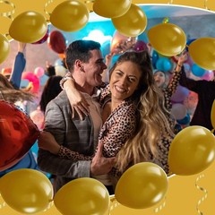 Link Balloons 12 Inch – 100 Pcs Quick Link Balloon Latex Linking Balloons Con…