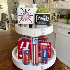 Extra Large 3-Piece Wooden Firecracker Set – Perfect for Patriotic Celebrations
