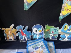 Pokemon Birthday Party Decorations Pikachu Charmander New Banner Plates