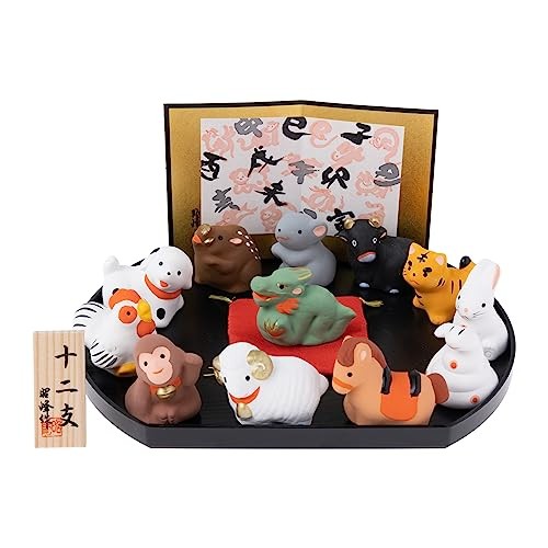 Seto Togei 2024 Zodiac Figurine Compact Dragon New Year’s Decoration Shoho Kiln