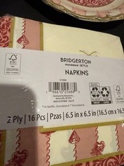 BRIDGERTON Party Supply Bundle: BEE Plates Napkins Straws Utensil Holders NEW