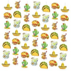 8Pcs Mexican Fiesta Party Decorations Taco Birthday Party Decorations Taco