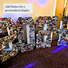 4FT GIANT LETTERS – DIY Cardboard Party Decoration – Large Display, Backdrop,