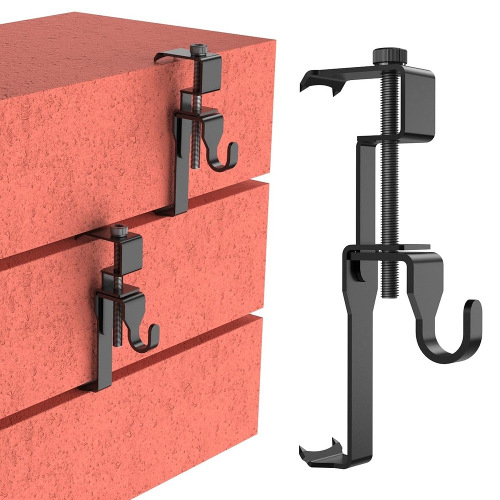 GEZIDEA Brick Hanger,Brick Hooks,Brick Clips for Hanging Outdoor Pictures,No …