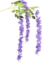 6 Pack 3.75 Feet/Piece Artificial Fake Wisteria Vine Ratta Hanging Garland Silk