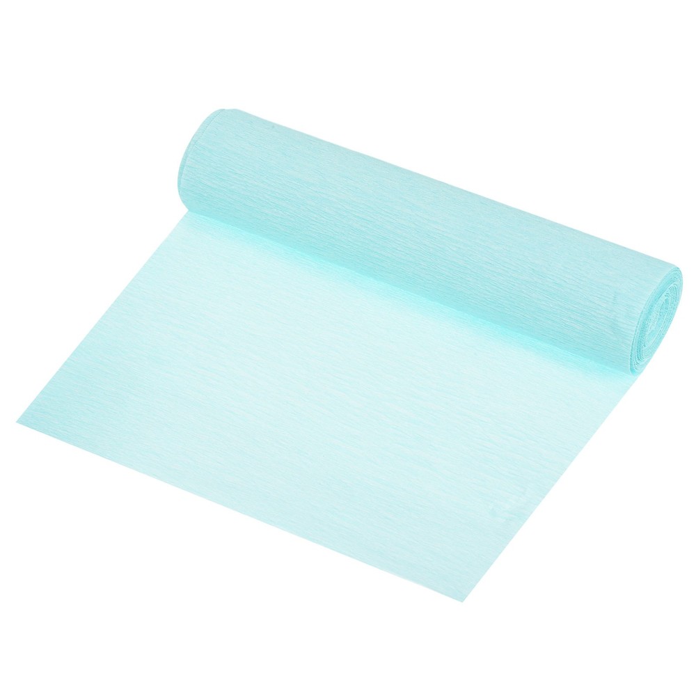 Crepe Paper Roll Crepe Paper Decoration 8.3ft L 5.9 Inch W, Sky Blue