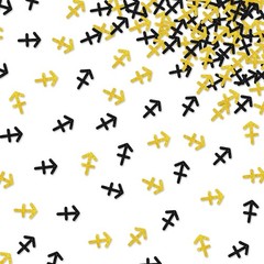 120 Sagittarius Confetti, Sagittarius Birthday Confetti, 12 Constellation Paper