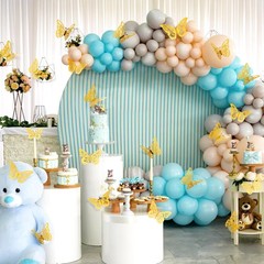 48 Pcs Gold 3D Butterfly Decorations, 4 Styles 3 Sizes, Butterfly Wall Decor, Pa
