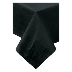Hoffmaster 220613 Tissue/Poly Tablecover 3 Ply 108 Length X 54 Width Black Case