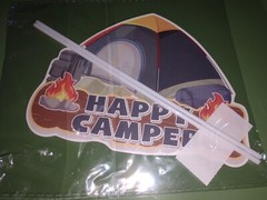 Happy Camper Party Decorations Banner 20 Balloons Camping Kids Adults