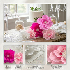 Party Tissue Pom Poms