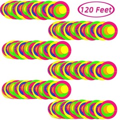 Neon Glow Party Supplies 120ft Round Dot UV Garland for Events & Decorations