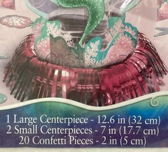 Disney Princess Ariel & Flounder Birthday Table Decorating Kit Mermaid 23 PC