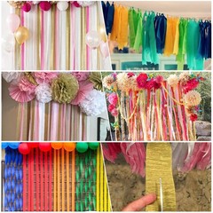 10 Rolls Crepe Paper Craft Streamers Hanging Rainbow Crepe Paper Streamers 10 Co