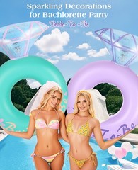 Pool Floats, Inflatable Diamond Ring Pool Float, Large Engagement Ring Floati…