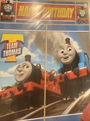 Thomas & Friends Giant Scene Setter Wall Decorating Kit Giant 5 Piece Set Party