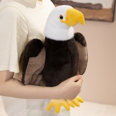 Bald Eagle Stuffed Animal Plush Toy Soft American Eagle Plush for Kid Home Decor