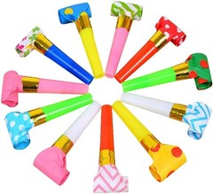 24 Pieces Party Blower Noisemakers – Fun and Durable Celebration Accessories