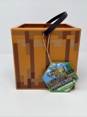 Minecraft Halloween Treat Pail Jack O’Lantern Bucket Plastic Kids Candy – NEW
