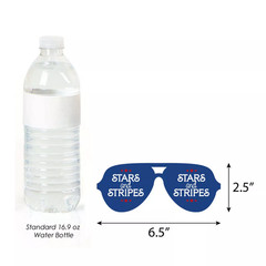 Big Dot of Happiness Patriotic Glasses – Paper Card Stock Memorial Day, 4Th of J
