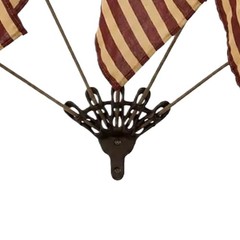 Five Tea-Stained Flags, Vintage US Small Flags Patriotic Decoration For Wall Art