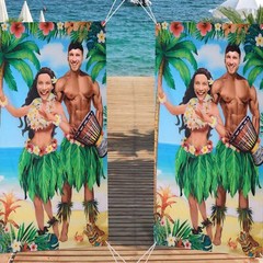 Hawaiian Luau Party Decorations Tropical Luau Couple Photo Props Hawaiian Alo