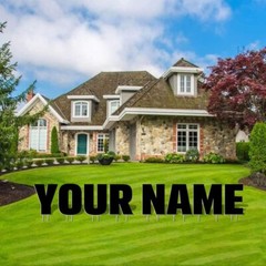 20″ Breuer Custom Lawn Letters, Custom Yard Letters with Stakes VictoryStore