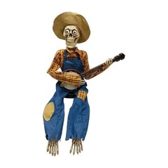 Halloween Banjo Playing Skeletons Decorations Outdoor/Indoor Halloween Decors