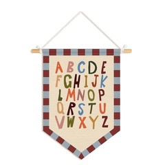 Room Decor, ABC Alphabet Posters Wall Pennants Banners